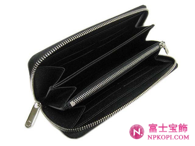 (LOUIS VUITTON)ルイヴィトン 財布コピー エピ長財布 ジッピーウォレット ノワールブラックM60072
